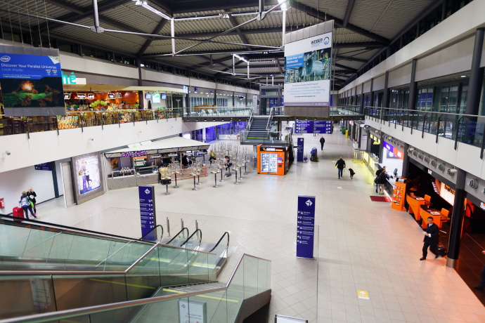 Leipzig Airport has a single passenger terminal.